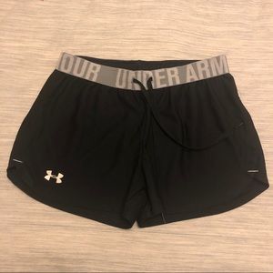 Black Under Armour 3” Play Up Shorts